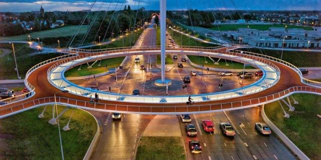 Dutch Floating Bicycle Roundabout
